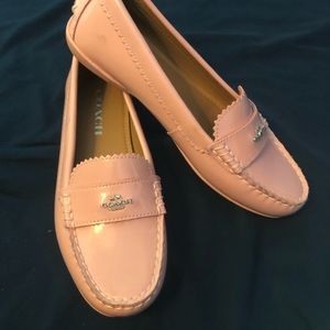 Coach size 6 loafers. Pastel pink these run small.